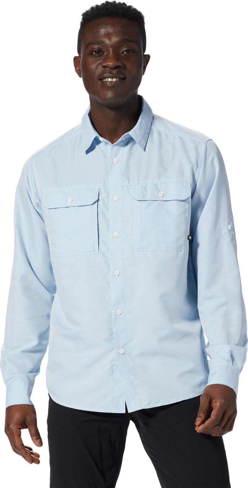 Canyon LS Shirt, Tall - Mens - blue chambray 1