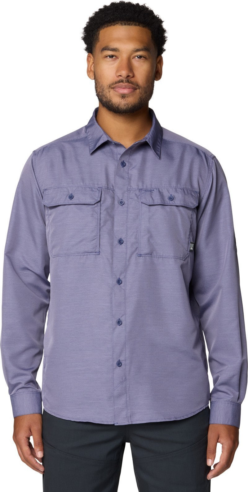 Canyon LS Shirt, Tall - Mens - dusted sky 1