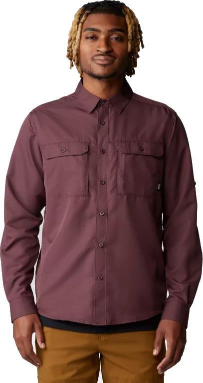 Canyon LS Shirt - Mens - Blackberry 1