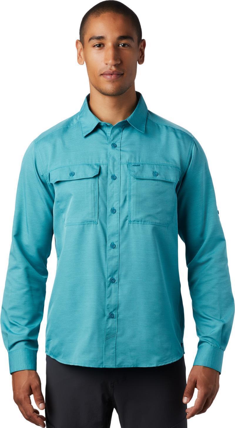 Canyon LS Shirt - Mens - Vivid Teal 1