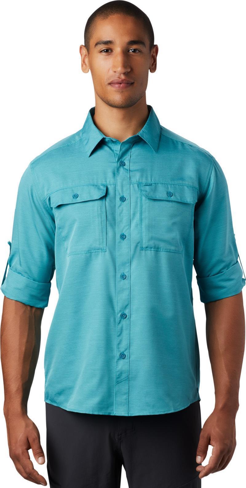 Canyon LS Shirt - Mens - Vivid Teal 3
