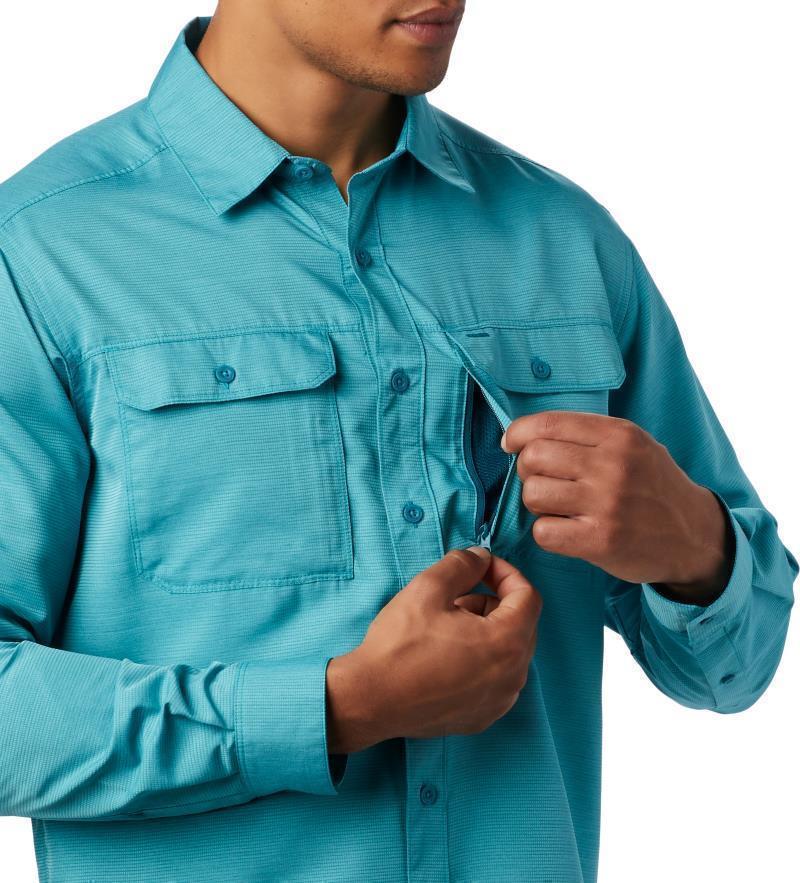 Canyon LS Shirt - Mens - Vivid Teal 4