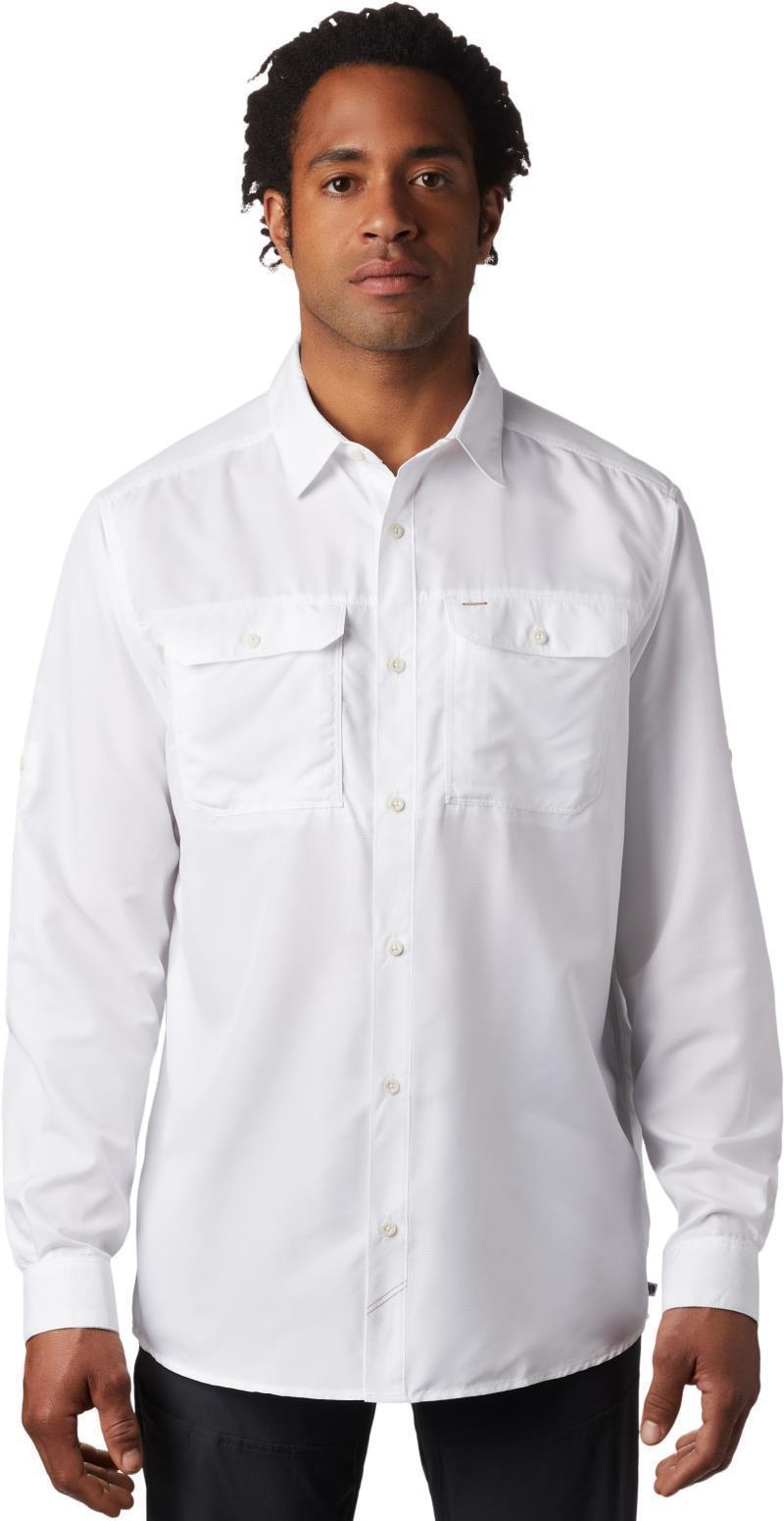 Canyon LS Shirt - Mens - White 1