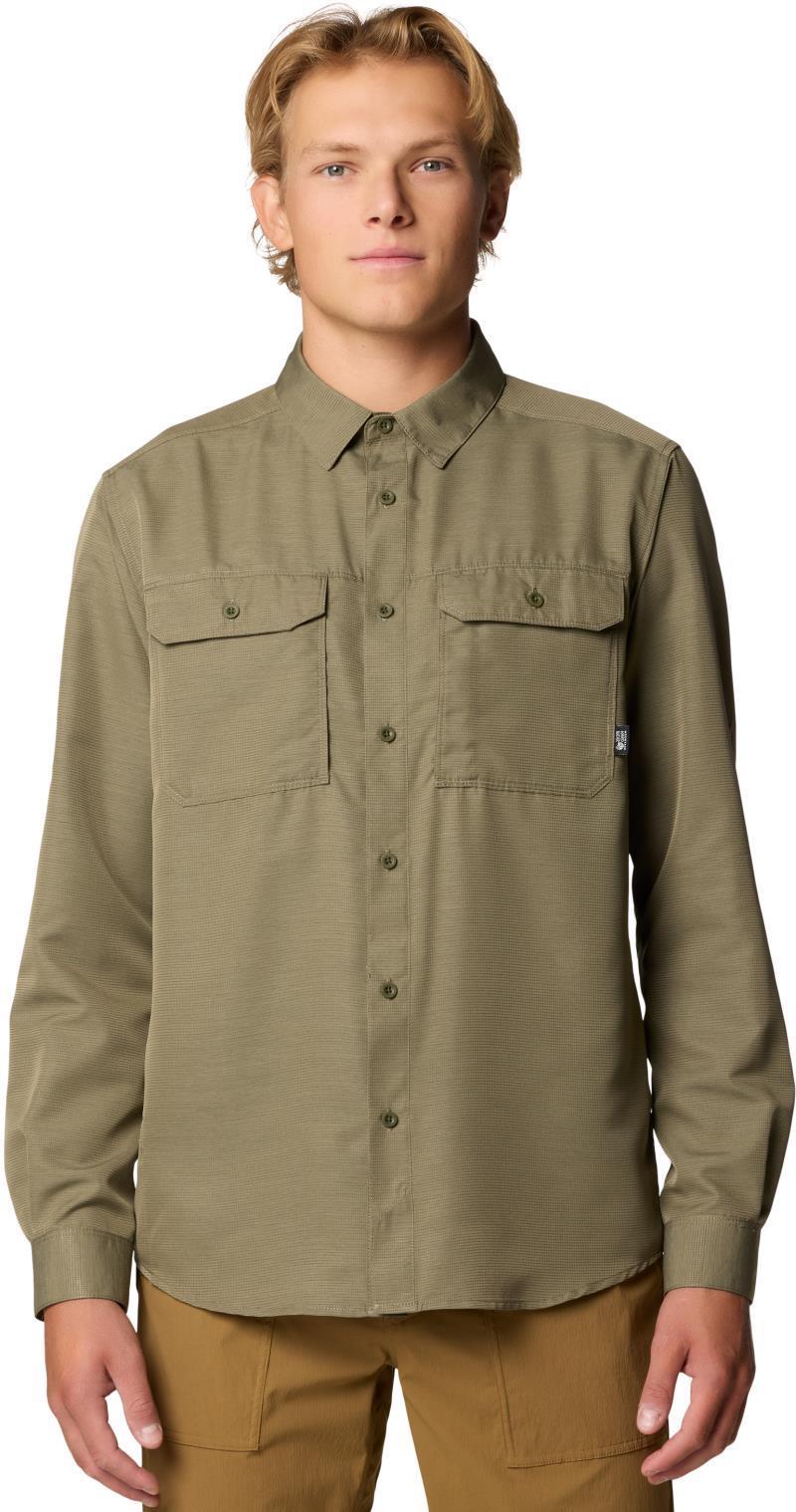 Canyon LS Shirt - Mens - stone green 1