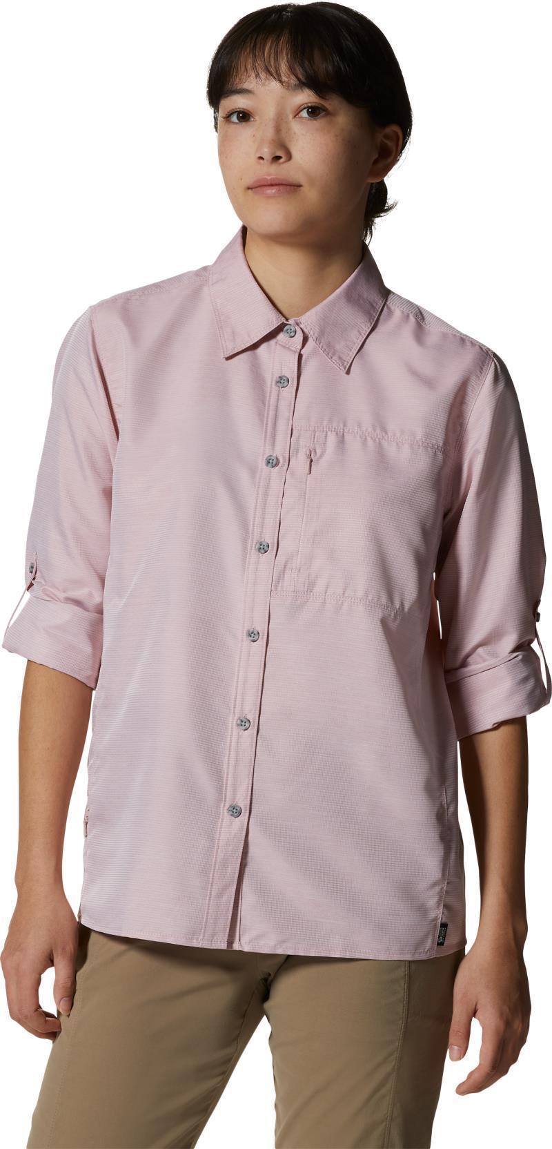 Canyon LS Shirt - Womens - Rosehip 1