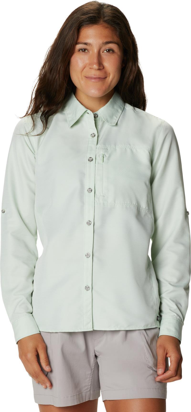 Canyon LS Shirt - Womens - White Fern 1