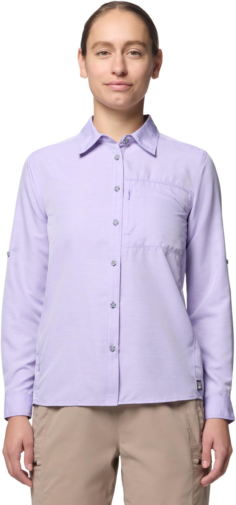 Canyon LS Shirt - Womens - harbor violet 1