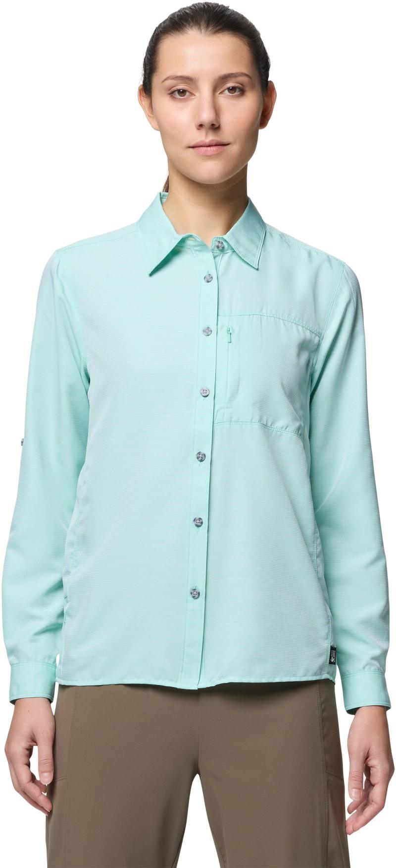 Canyon LS Shirt - Womens - icy teal 1