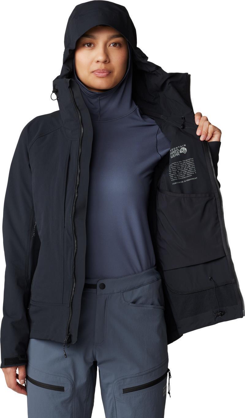Chockstone Alpine Hooded Jacket - Womens - Black 3