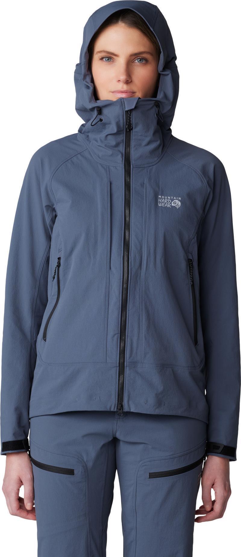 Chockstone Alpine Hooded Jacket - Womens - Blue Slate 1