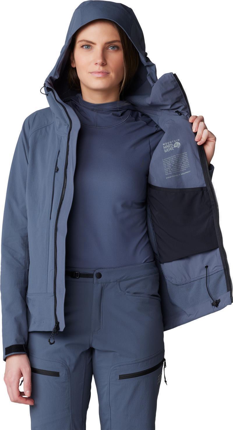 Chockstone Alpine Hooded Jacket - Womens - Blue Slate 4