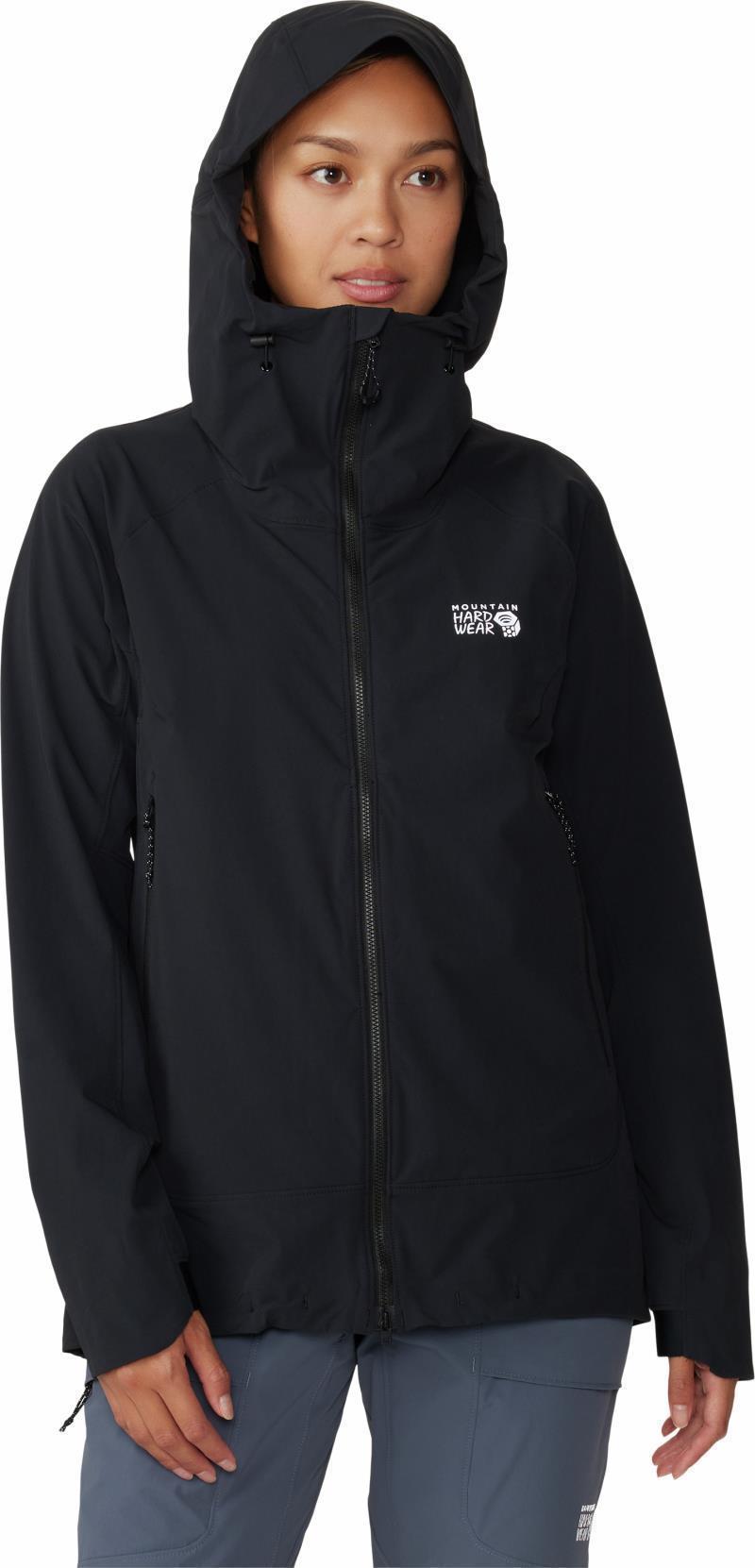 Chockstone Alpine LT Hooded Jacket - Womens - Black 2