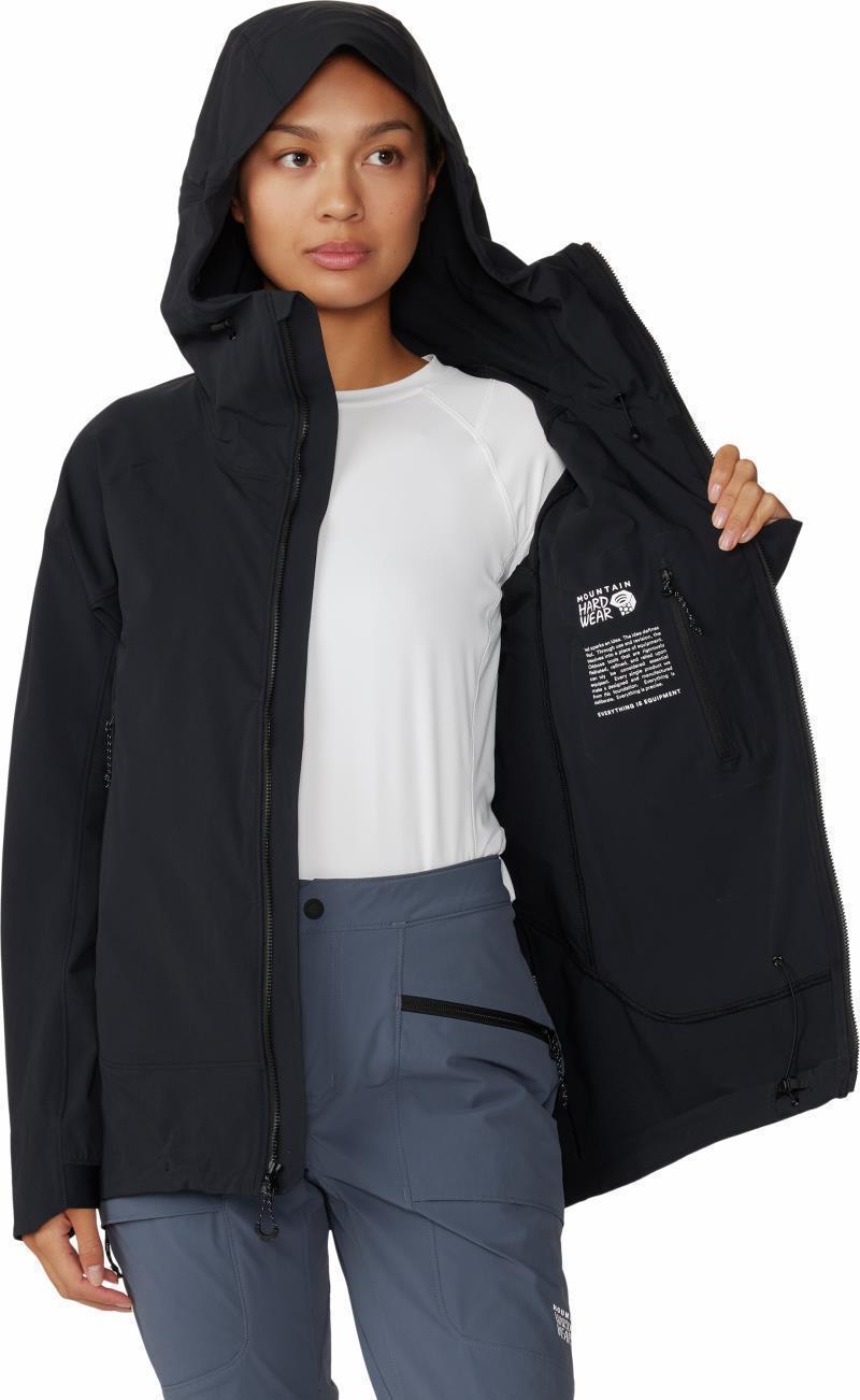 Chockstone Alpine LT Hooded Jacket - Womens - Black 4