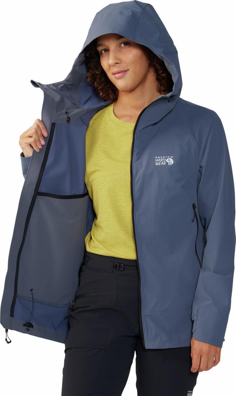 Chockstone Alpine LT Hooded Jacket - Womens - Blue Slate 5