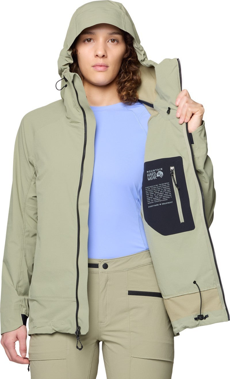 Chockstone Alpine LT Hooded Jacket - Womens - mantis green 1