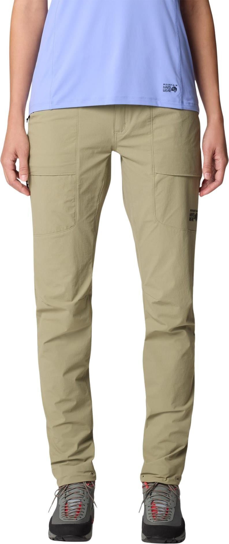 Chockstone Alpine LT Pants, Reg - Womens - mantis green 1