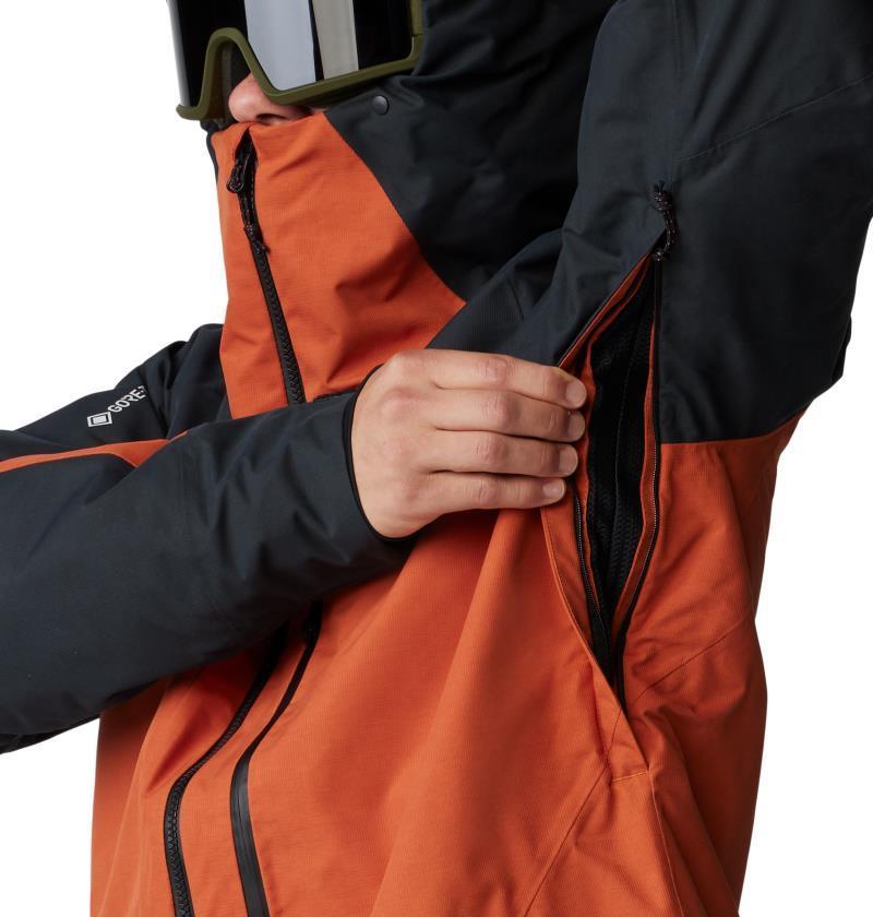 Cloud Bank GTX Jacket - Mens - Raw Carnelian / Black 7