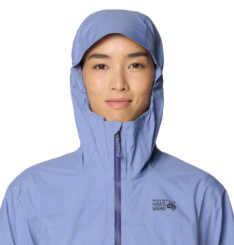 Cloud Cipher Hooded Jacket - Womens - best coast blue 1