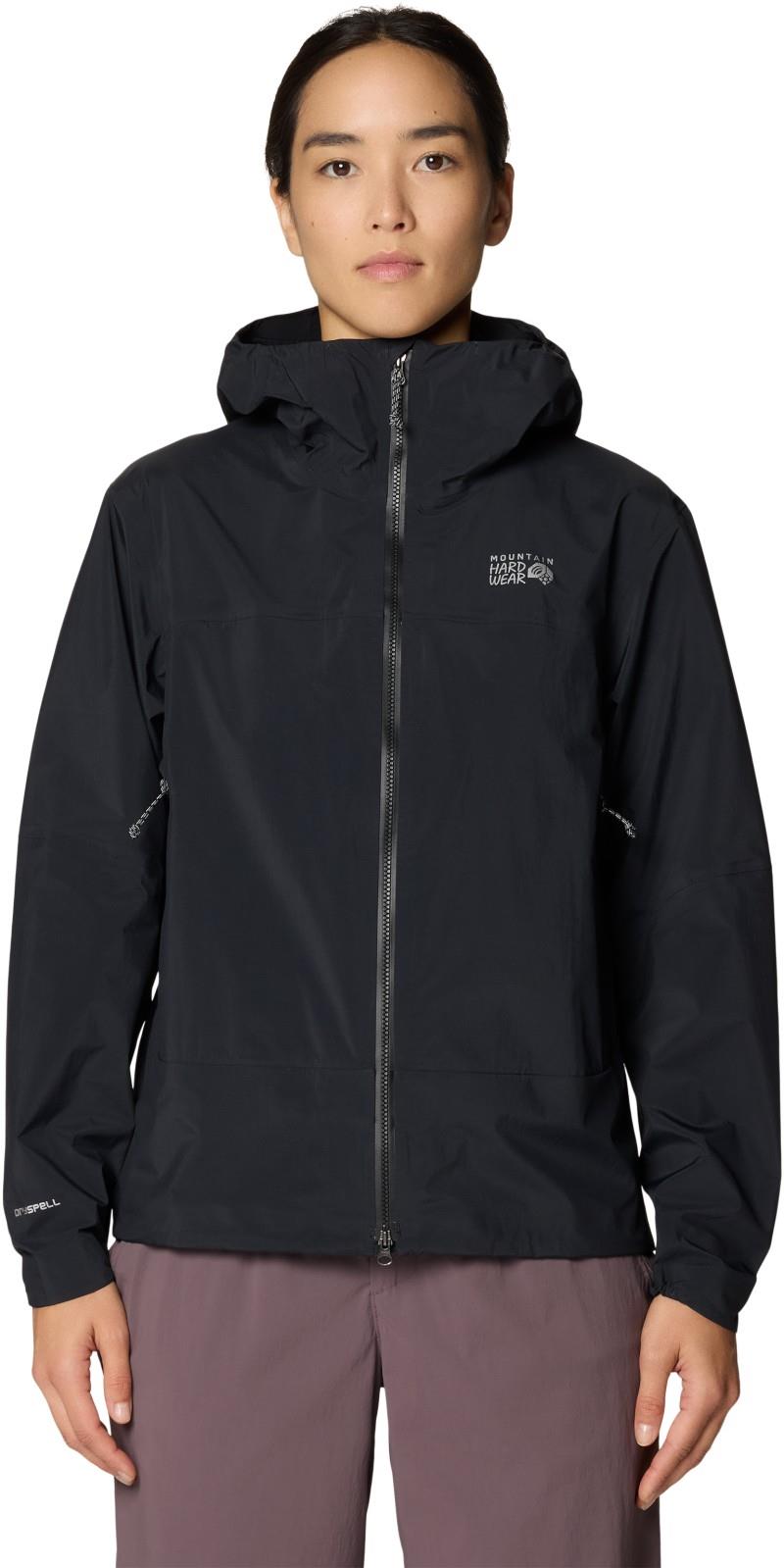 Cloud Cipher Hooded Jacket - Womens - black 1
