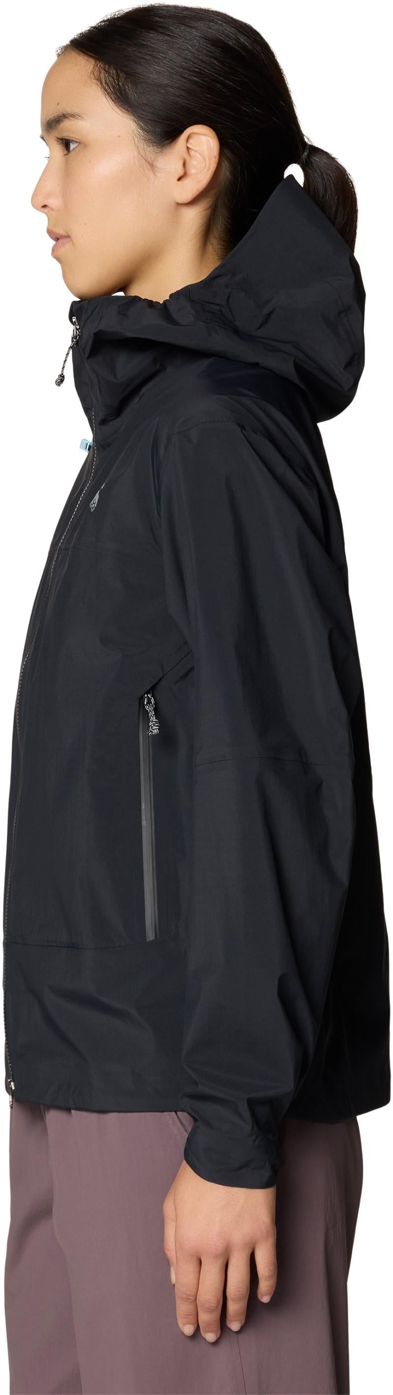 Cloud Cipher Hooded Jacket - Womens - black 1