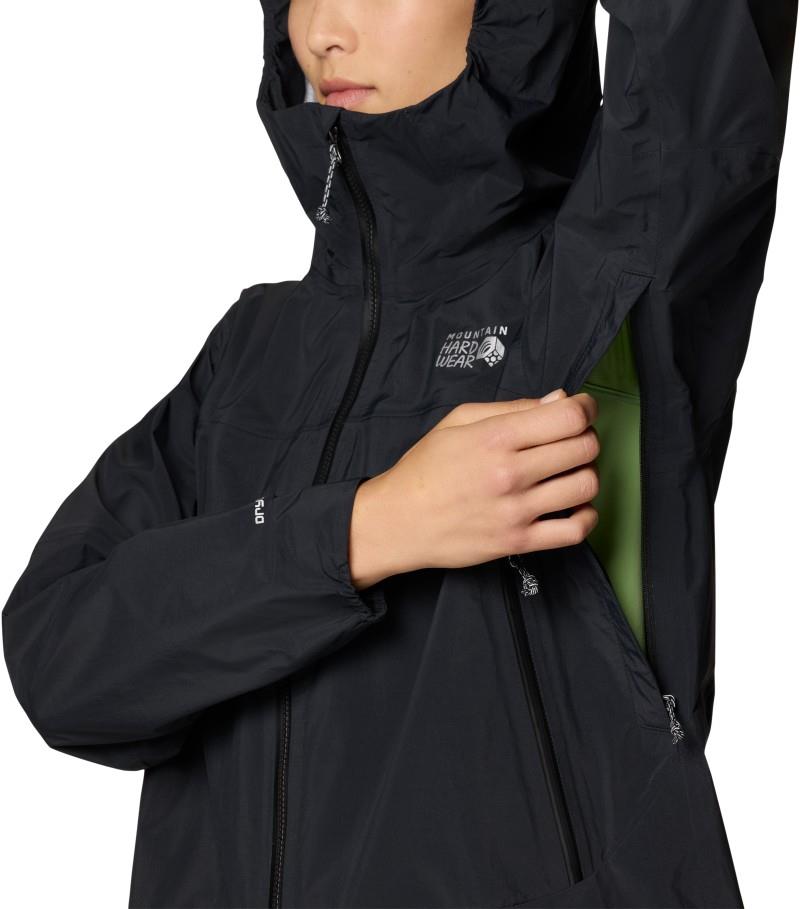 Cloud Cipher Hooded Jacket - Womens - black 1