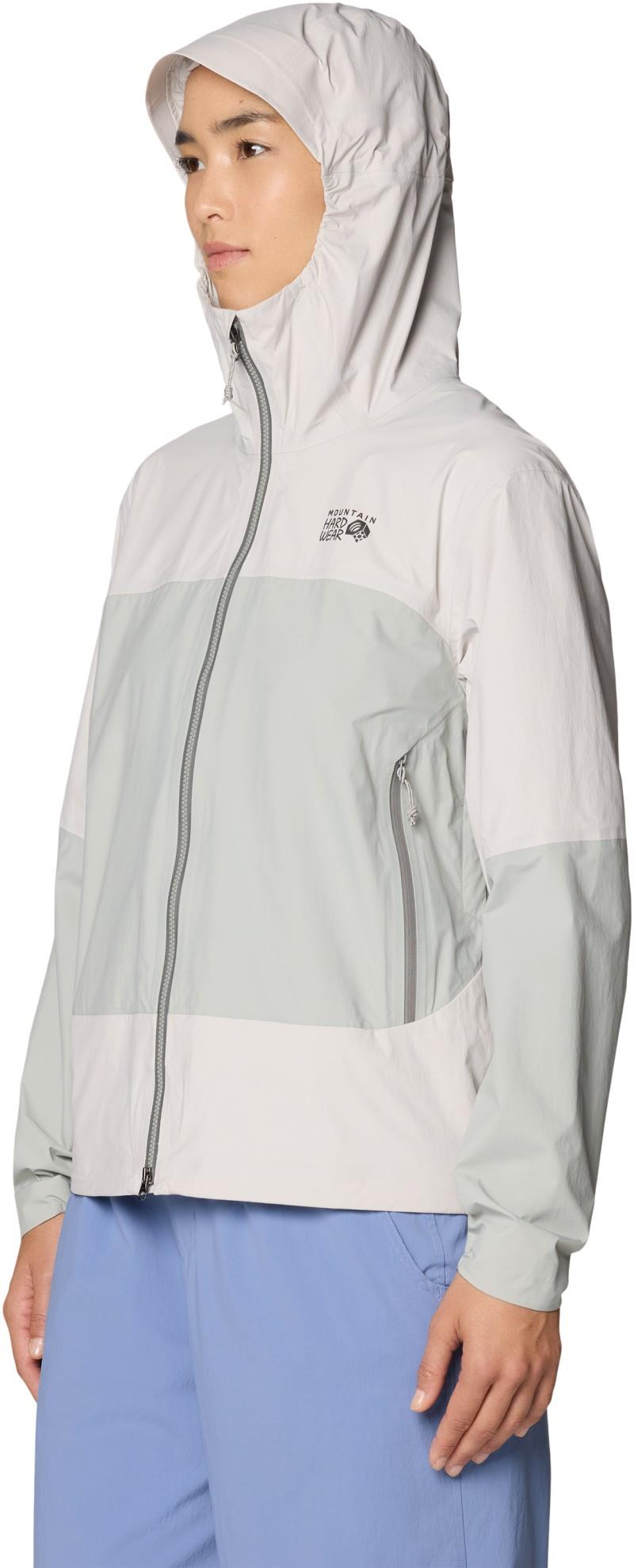 Cloud Cipher Hooded Jacket - Womens - city fog / half moon grey 1