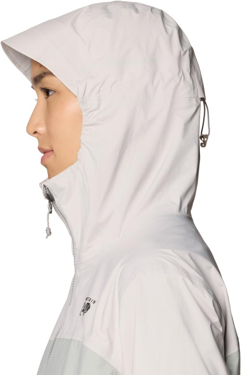 Cloud Cipher Hooded Jacket - Womens - city fog / half moon grey 1
