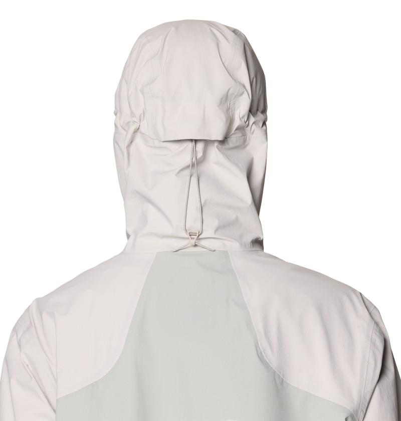 Cloud Cipher Hooded Jacket - Womens - city fog / half moon grey 1