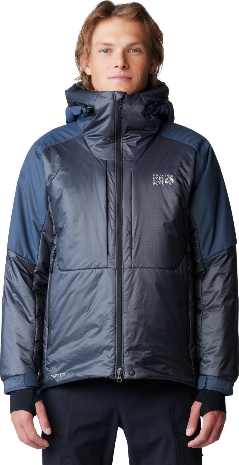 Compressor Alpine Hooded Jacket - Mens - blue slate 1