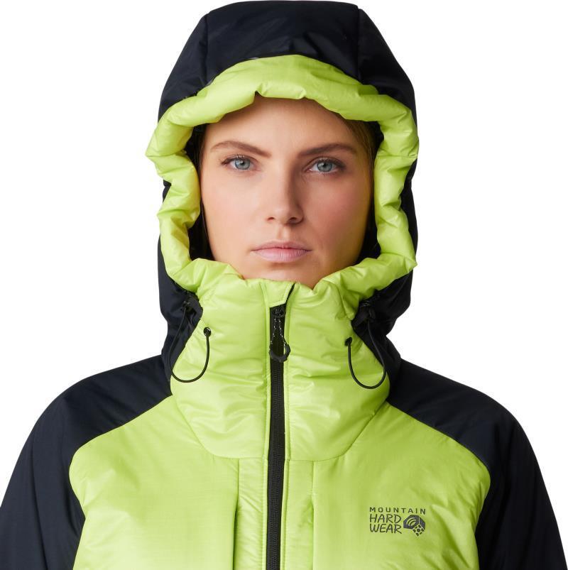 Compressor Alpine Hooded Jacket - Womens - Citron Glow / Black 10
