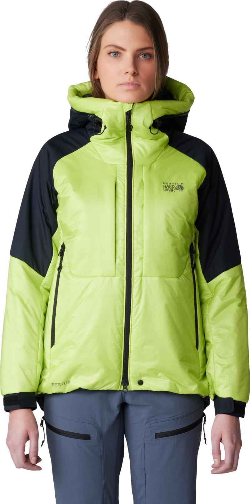 Compressor Alpine Hooded Jacket - Womens - Citron Glow / Black 11