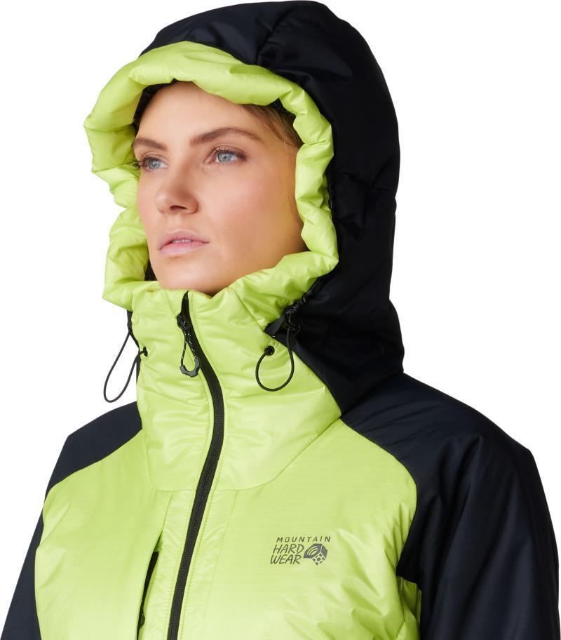 Compressor Alpine Hooded Jacket - Womens - Citron Glow / Black 5
