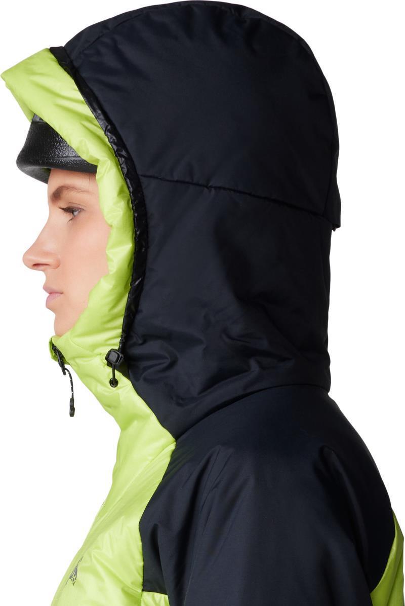 Compressor Alpine Hooded Jacket - Womens - Citron Glow / Black 7
