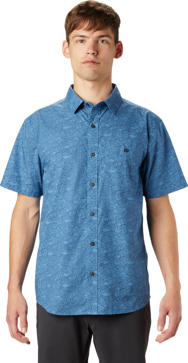 Conness Lakes SS Shirt - Mens - deep lake wave 1
