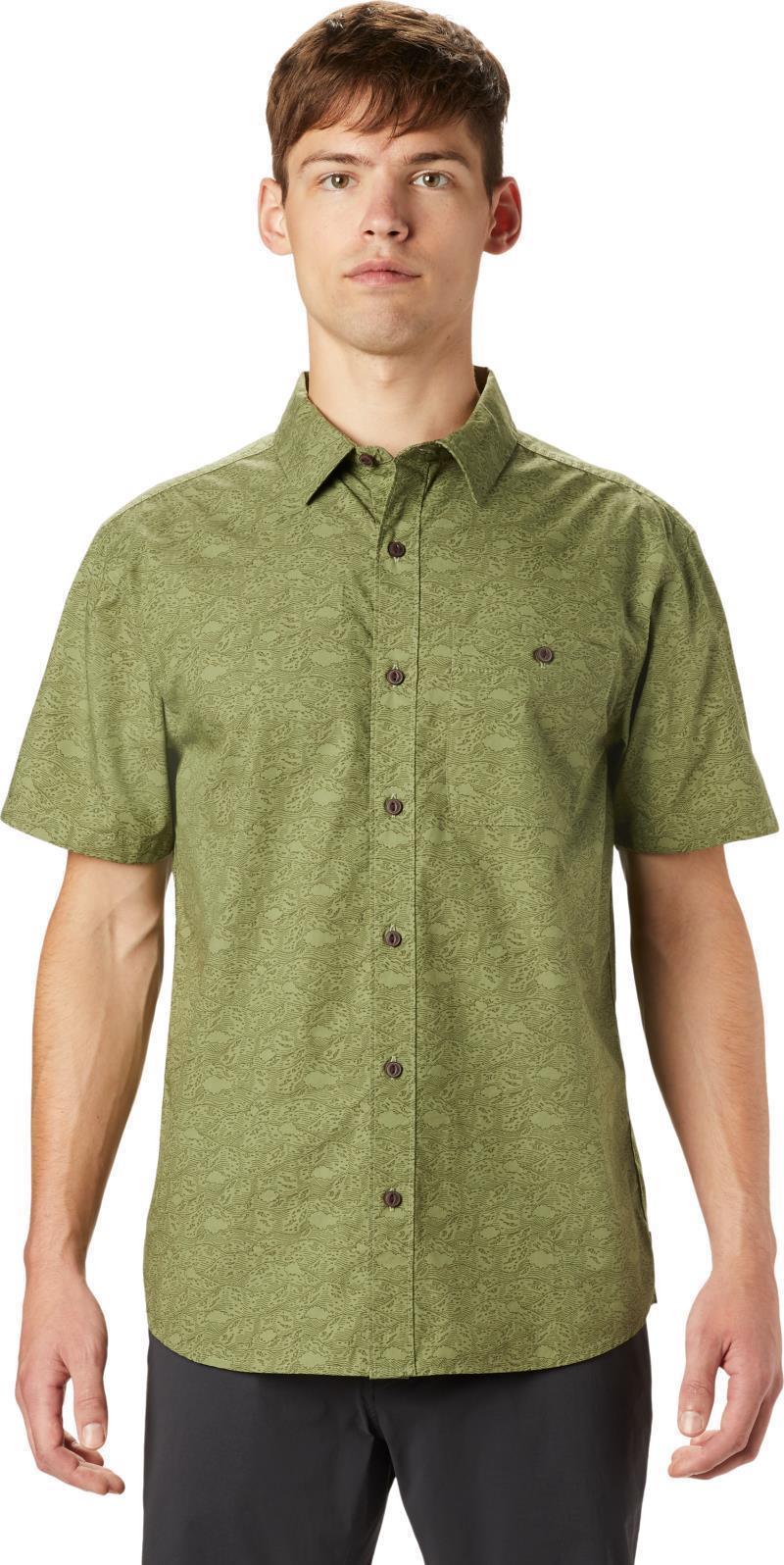 Conness Lakes SS Shirt - Mens - field wave print 1