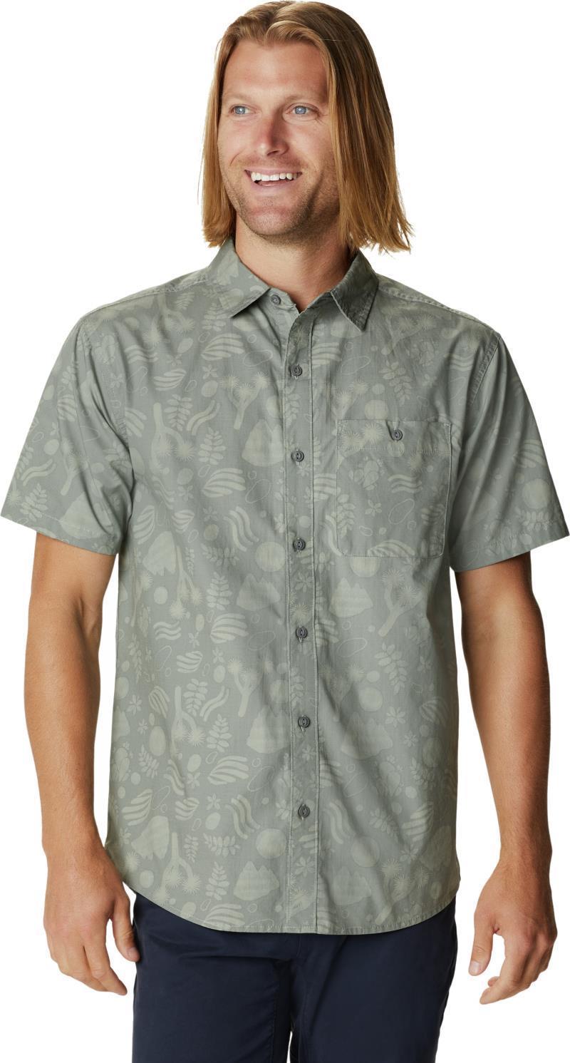 Conness Lakes SS Shirt - Mens - wet stone j tree print 1