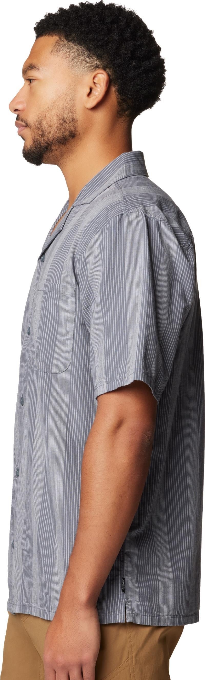 Cottonwood Camp Lite SS Shirt - Mens - graphite strata stripe 1