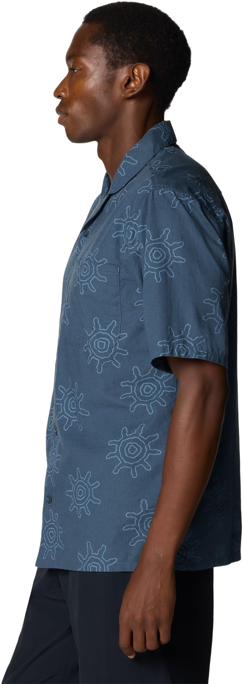 Cottonwood Camp Lite SS Shirt - Mens - moon blue suns print 1