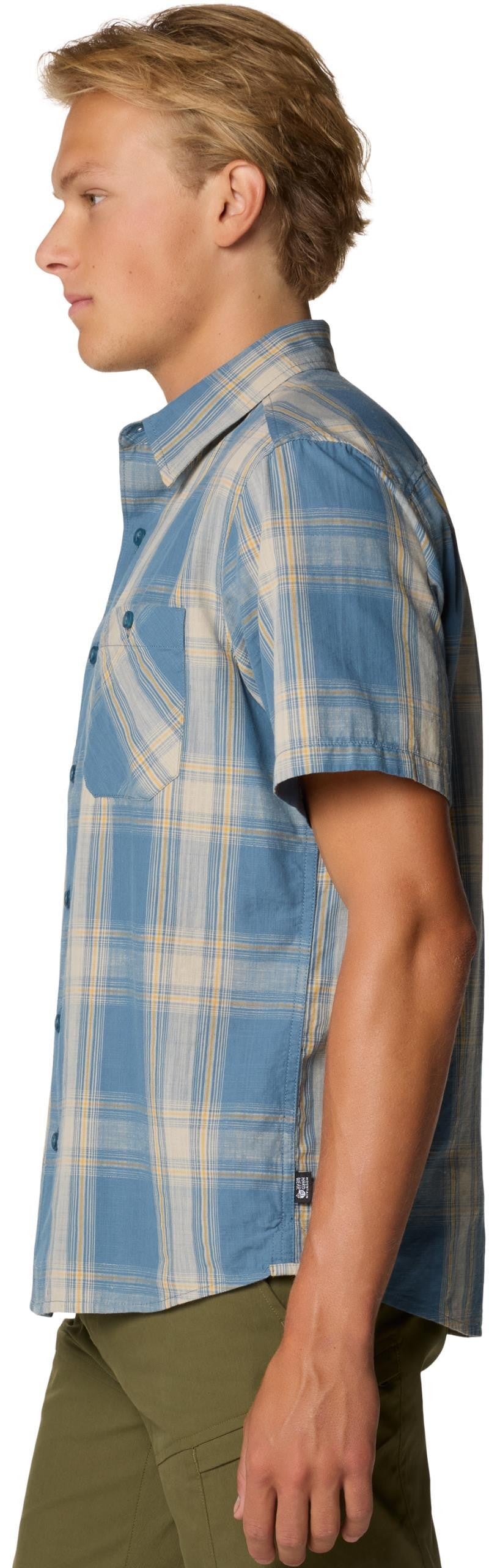 Cottonwood Lite SS Shirt - Mens - adriatic blue convoy plaid 1