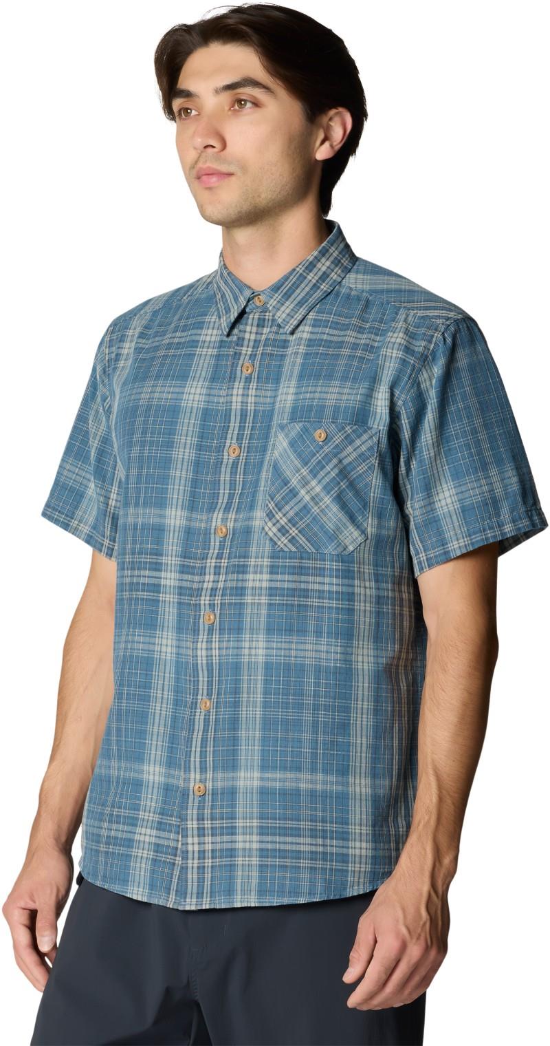Cottonwood Lite SS Shirt - Mens - adriatic blue friction plaid 1