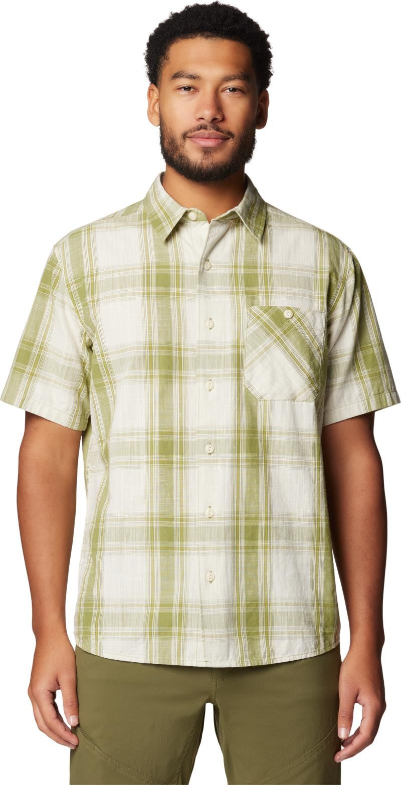 Cottonwood Lite SS Shirt - Mens - light cactus convoy plaid 1