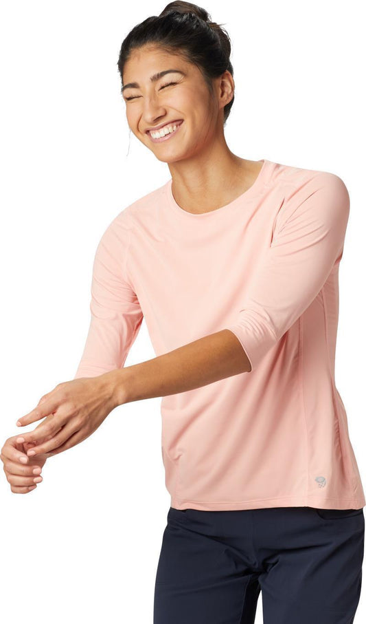 Crater Lake 3/4 Crew - Womens - Sundown 1