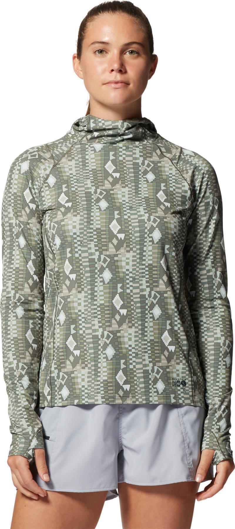 Crater Lake Active Hoody - Womens - Mantis Geos Print 1