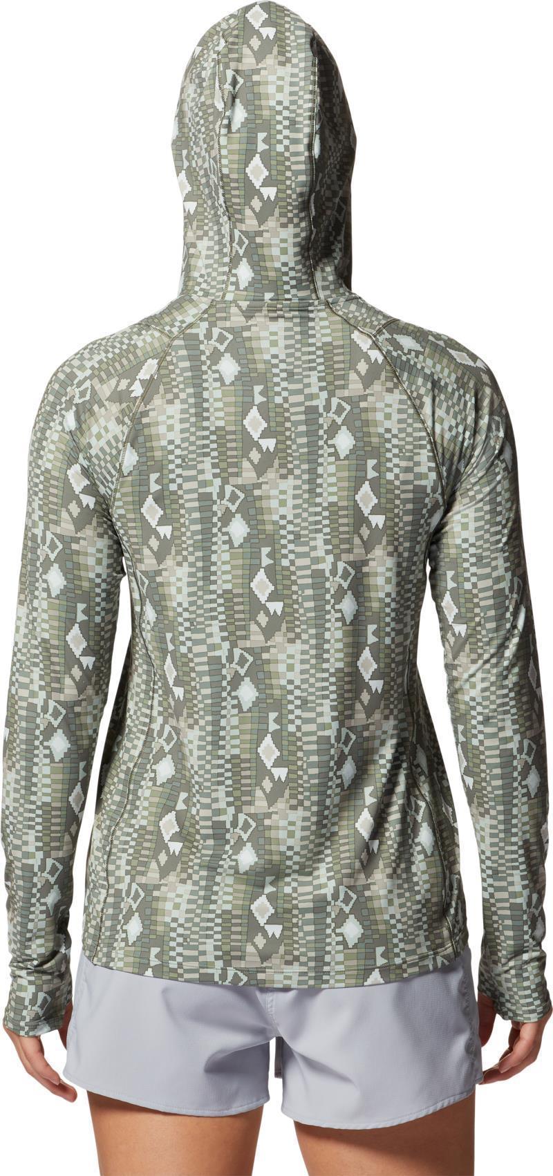 Crater Lake Active Hoody - Womens - Mantis Geos Print 2