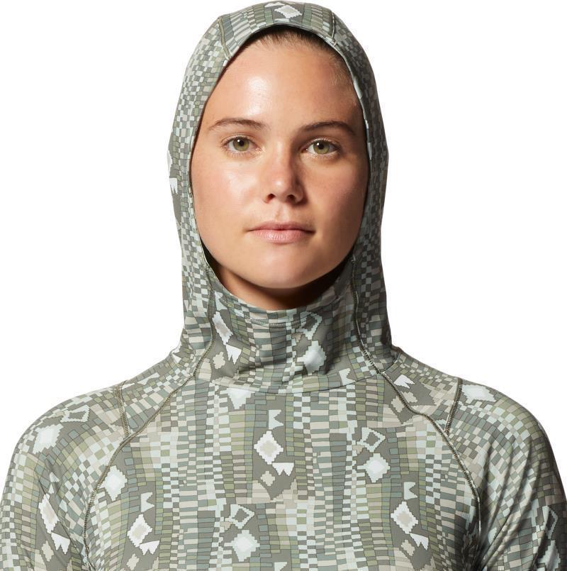 Crater Lake Active Hoody - Womens - Mantis Geos Print 4