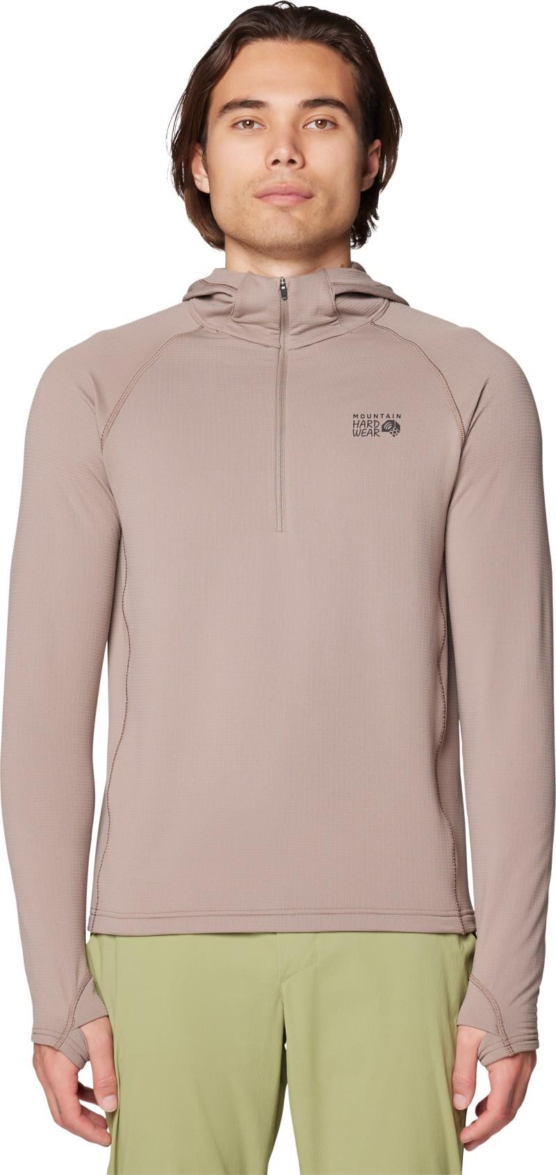 Crater Lake Heavyweight Half Zip Hoody - Mens - wild taupe 1
