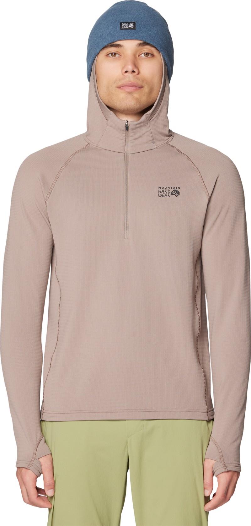 Crater Lake Heavyweight Half Zip Hoody - Mens - wild taupe 1