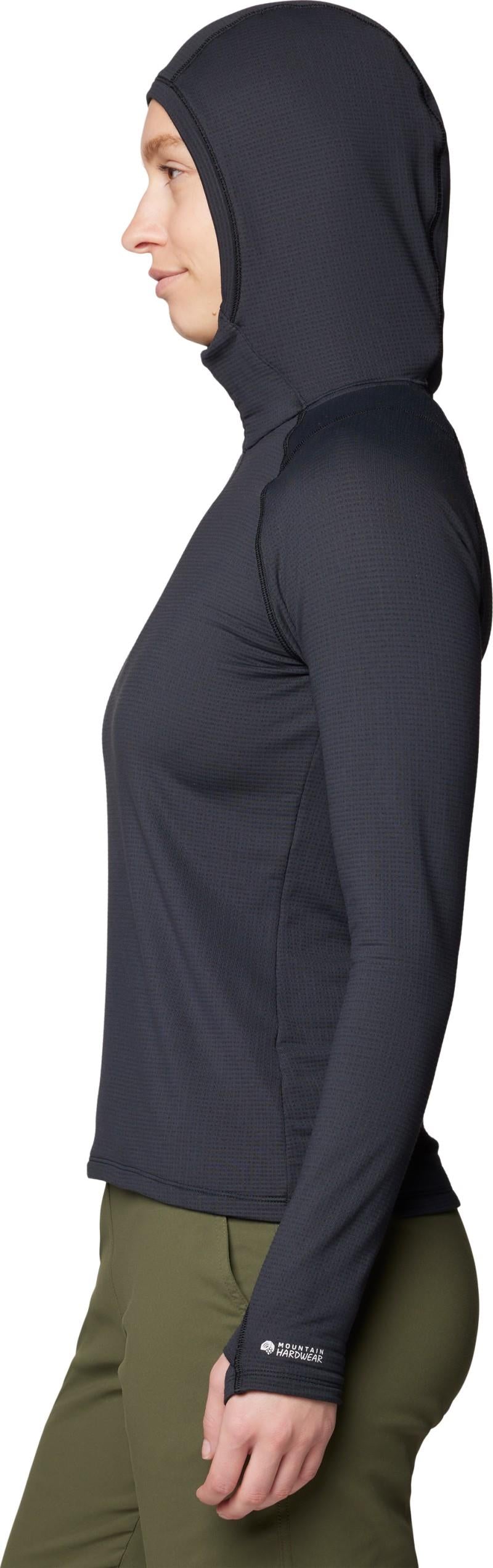 Crater Lake Heavyweight Half Zip Hoody - Womens - black 1