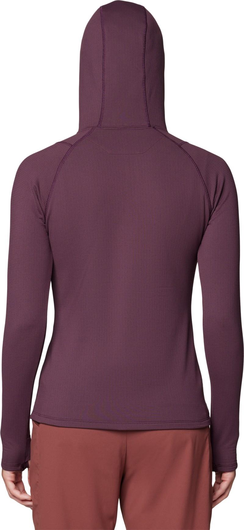 Crater Lake Heavyweight Half Zip Hoody - Womens - blackberry 1