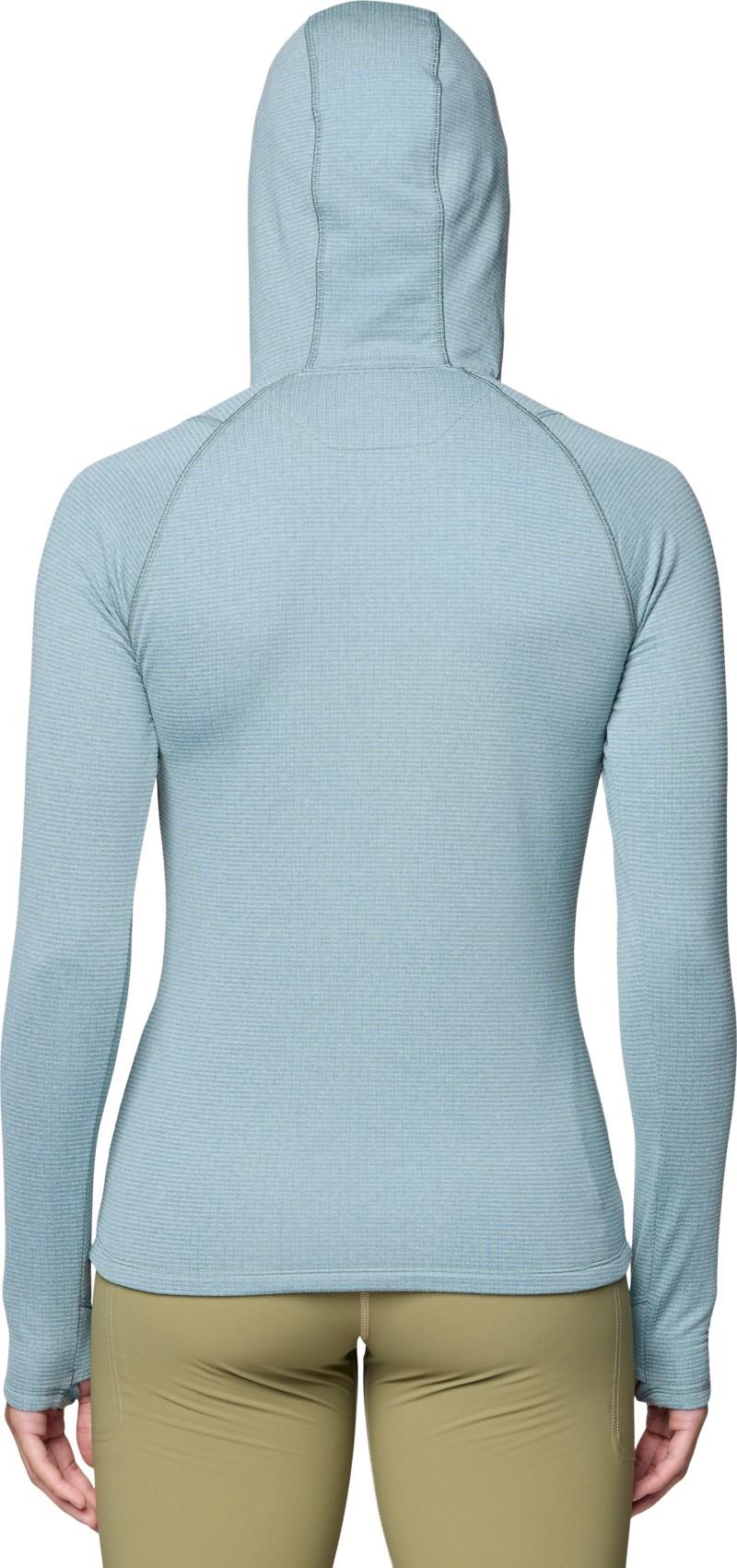 Crater Lake Heavyweight Half Zip Hoody - Womens - blue sage / ice shadow 1
